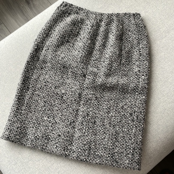 Vintage Chanel Tweed Pencil Skirt - Picture 2 of 5